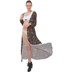 Tribal Leaves House Art Tribal Art Maxi Chiffon Beach Wrap