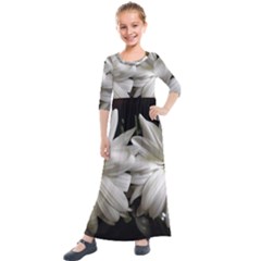 Daisies Kids  Quarter Sleeve Maxi Dress by bestdesignintheworld