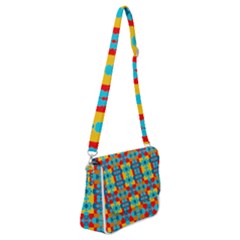 Pop Art  Shoulder Bag With Back Zipper by Sobalvarro