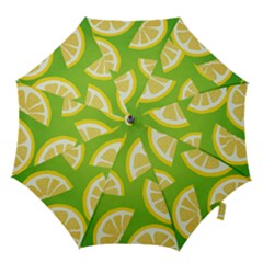 Lemon Fruit Healthy Fruits Food Hook Handle Umbrellas (small) by Wegoenart