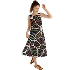 Mental Human Experience Mindset Summer Maxi Dress