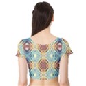 Pattern Short Sleeve Crop Top View2