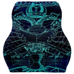 Zodiac Sign Astrology Horoscope Car Seat Velour Cushion  by Wegoenart