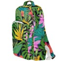 Tropical Greens Double Compartment Backpack View1