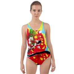 Hot 1 1 Cut-out Back One Piece Swimsuit by bestdesignintheworld