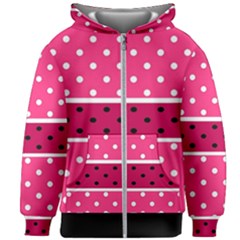 Polka Dots Two Times 2 Black Kids  Zipper Hoodie Without Drawstring by impacteesstreetwearten