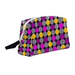 Polka Dots Two Times 4 Black Wristlet Pouch Bag (medium) by impacteesstreetwearten