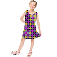 Polka Dots Two Times 4 Black Kids  Tunic Dress by impacteesstreetwearten