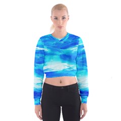 Sky 1 1 Cropped Sweatshirt by bestdesignintheworld