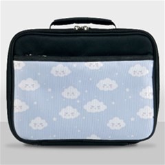 Kawaii Cloud Pattern Lunch Bag by Valentinaart