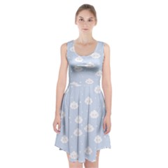 Kawaii Cloud Pattern Racerback Midi Dress by Valentinaart