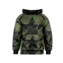 Military Camouflage Design Kids  Pullover Hoodie by Vaneshart