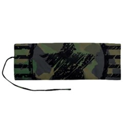 Military Camouflage Design Roll Up Canvas Pencil Holder (m) by Vaneshart