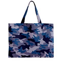 Military Seamless Pattern Zipper Mini Tote Bag by Vaneshart