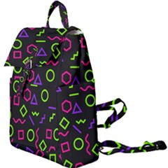 Geometric Seamless Pattern Buckle Everyday Backpack