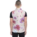 Vector Hand Drawn Cosmos Flower Pattern Men s Puffer Vest View2