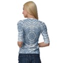 Boho Pattern Style Graphic Vector Quarter Sleeve Raglan Tee View2