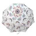 Cute Unicorns With Magical Elements Vector Folding Umbrellas View1