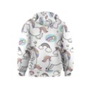 Cute Unicorns With Magical Elements Vector Kids  Pullover Hoodie View2