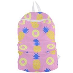 Pop Art Pineapple Seamless Pattern Vector Foldable Lightweight Backpack by Sobalvarro