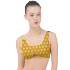 Abstract Honeycomb Background With Realistic Transparent Honey Drop The Little Details Bikini Top by Vaneshart