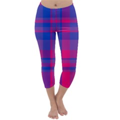 Bisexual Plaid Capri Winter Leggings  by NanaLeonti