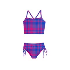 Bisexual Plaid Girls  Tankini Swimsuit by NanaLeonti