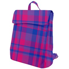 Bisexualplaid Flap Top Backpack by NanaLeonti