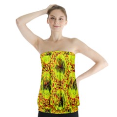 Cut Glass Beads Strapless Top by essentialimage