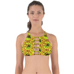 Cut Glass Beads Perfectly Cut Out Bikini Top