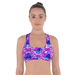 Cut Glass Beads Cross Back Sports Bra by essentialimage