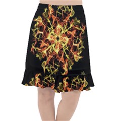 Ablaze Fishtail Chiffon Skirt by litana