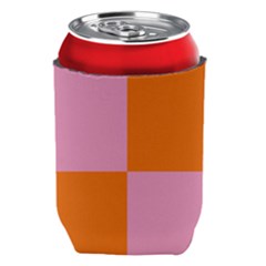 Mod Pink And Orange Squares Can Holder