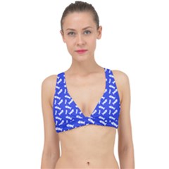 Fish Royal Blue Classic Banded Bikini Top