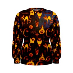 Funny Halloween Design Women s Sweatshirt by FantasyWorld7