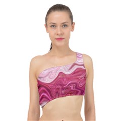 Liquid Marble Trending Abstract Paint Spliced Up Bikini Top  by Vaneshart