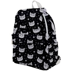 Gothic Cat Top Flap Backpack by Valentinaart