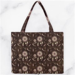 Wonderful Pattern With Dreamcatcher Mini Tote Bag by FantasyWorld7