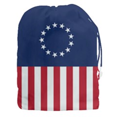 Betsy Ross Flag Usa America United States 1777 Thirteen Colonies Vertical Drawstring Pouch (3xl) by snek