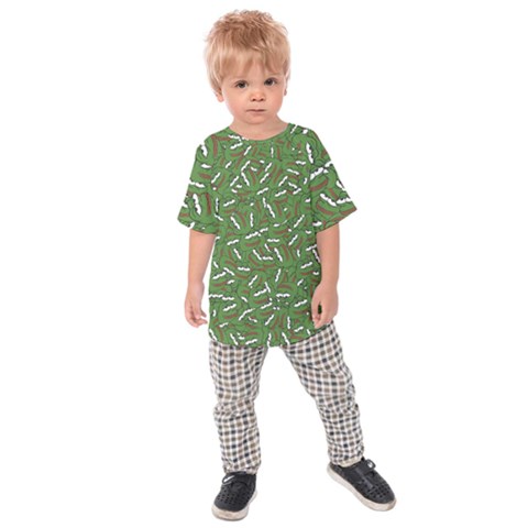 Pepe The Frog Face Pattern Green Kekistan Meme Kids  Raglan Tee by snek