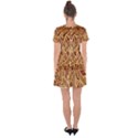 Fine pattern Drop Hem Mini Chiffon Dress View2