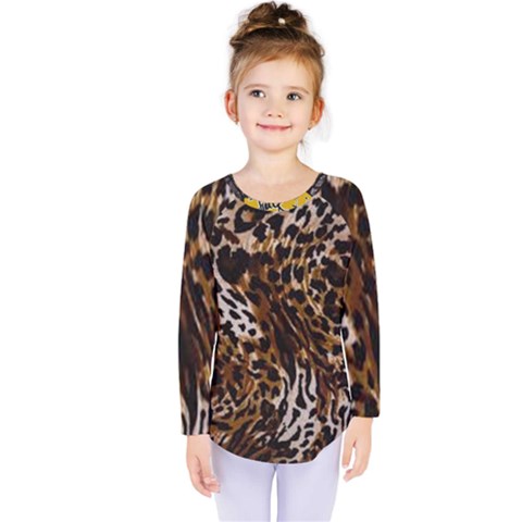 Cheetah By Traci K Kids  Long Sleeve Tee by tracikcollection