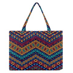 Untitled Zipper Medium Tote Bag by Sobalvarro