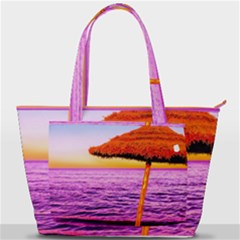 Pop Art Beach Umbrella  Back Pocket Shoulder Bag  by essentialimage