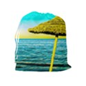 Pop Art Beach Umbrella  Drawstring Pouch (XL) View2