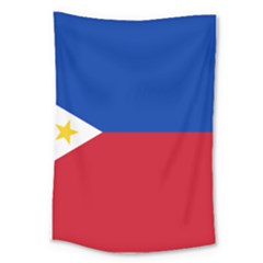 Philippines Flag Filipino Flag Large Tapestry by FlagGallery