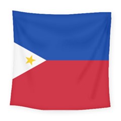 Philippines Flag Filipino Flag Square Tapestry (large) by FlagGallery