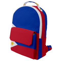 Philippines Flag Filipino Flag Flap Pocket Backpack (small) by FlagGallery