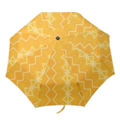 Pattern Yellow Folding Umbrellas