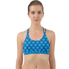 Pattern Graphic Background Image Blue Back Web Sports Bra